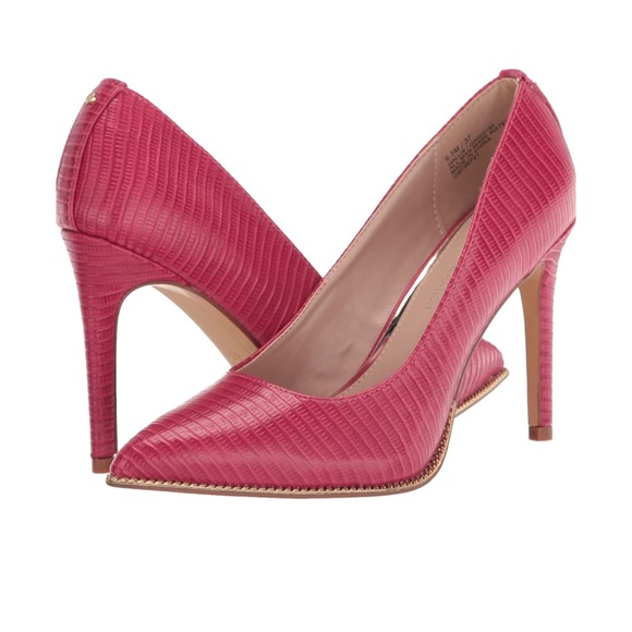BCBG GENERATION HALLIX FLAMINGO PINK PUMPS - Picture 16 of 16